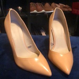 Zara tan heels